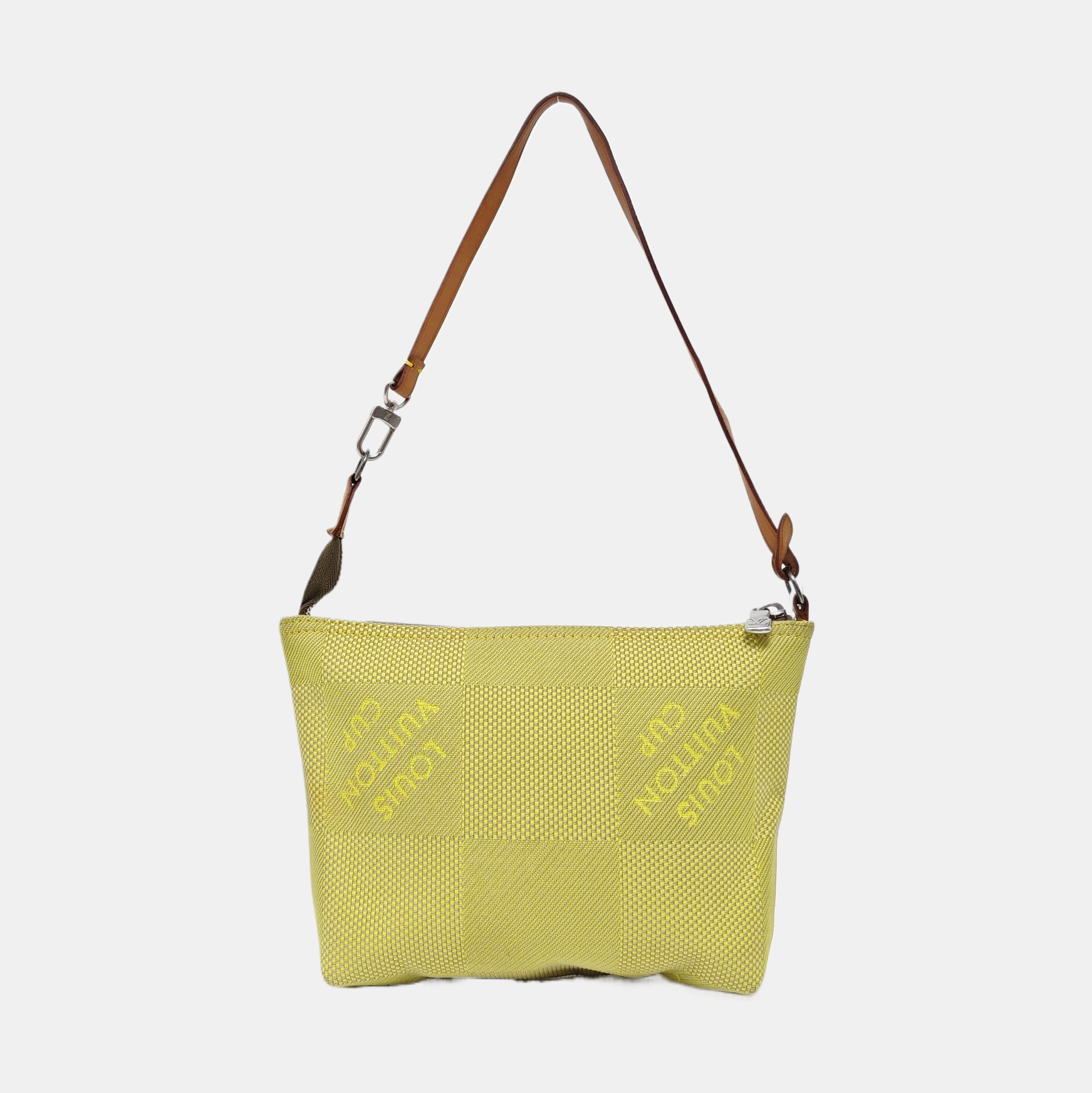 Fabric Top Handle Bag Green