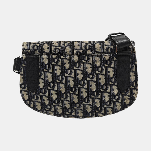Saddle Monogram Canvas Azul