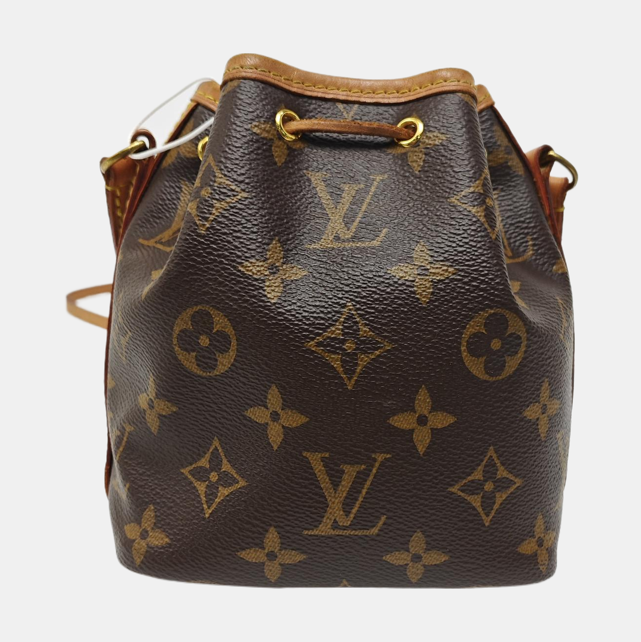 NÉONOÉ Nano Monogram Coated Canvas Brown