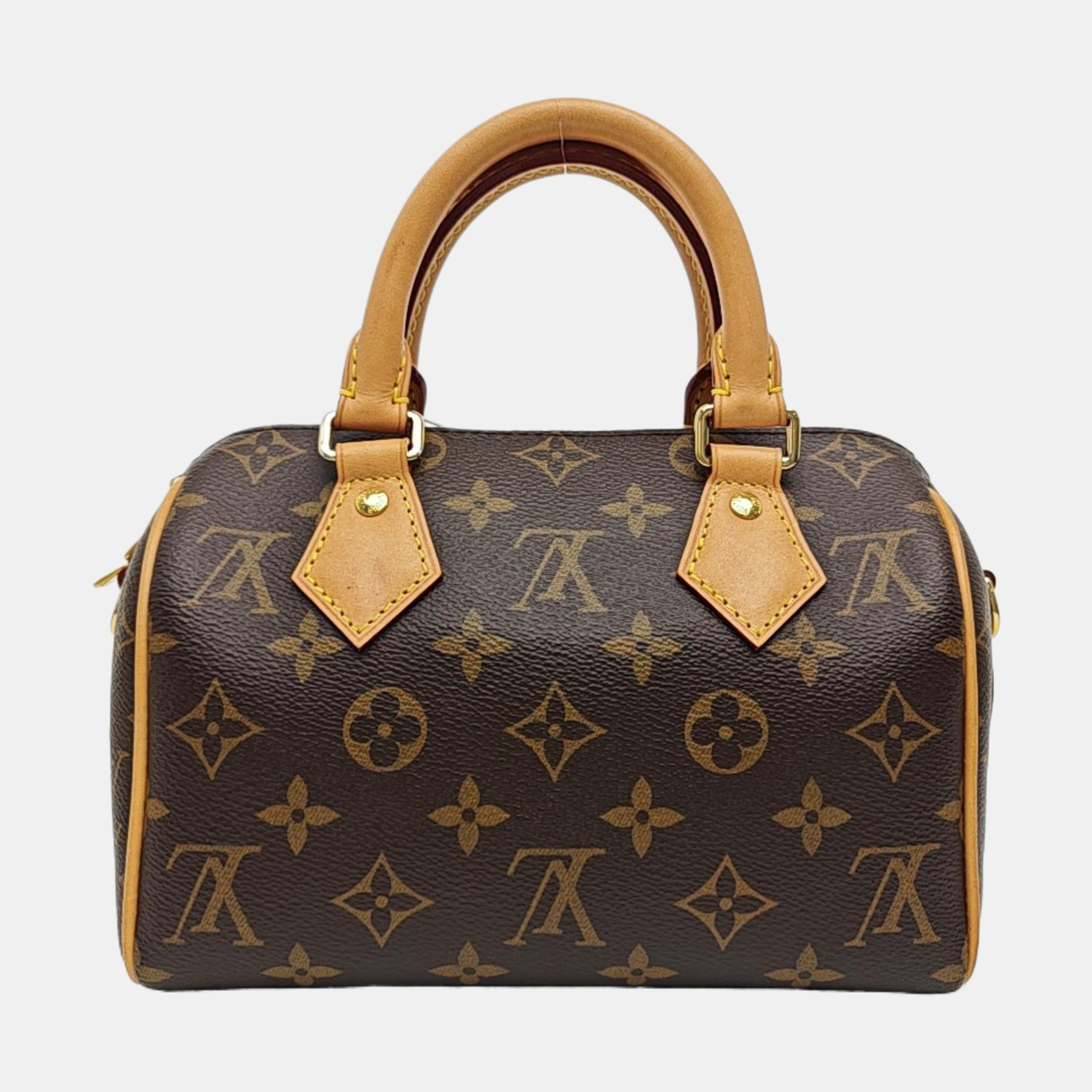 SPEEDY 20 Monogram Coated Canvas Brown