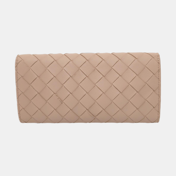 Lambskin Wallet Beige