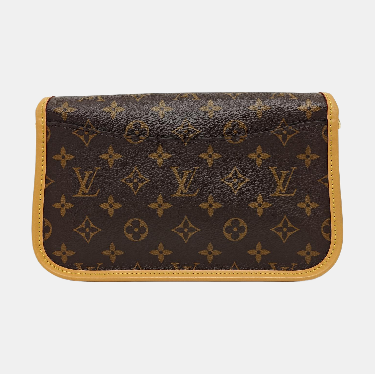 DIANE Monogram Coated Canvas Brown