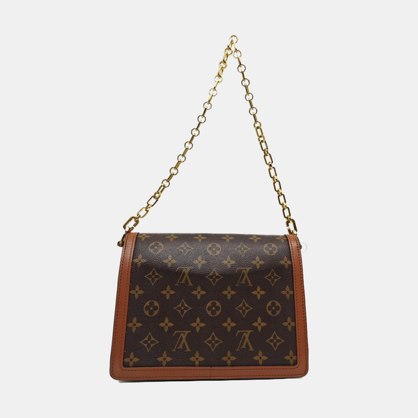 DAUPHINE MM Monogram Coated Canvas Brown