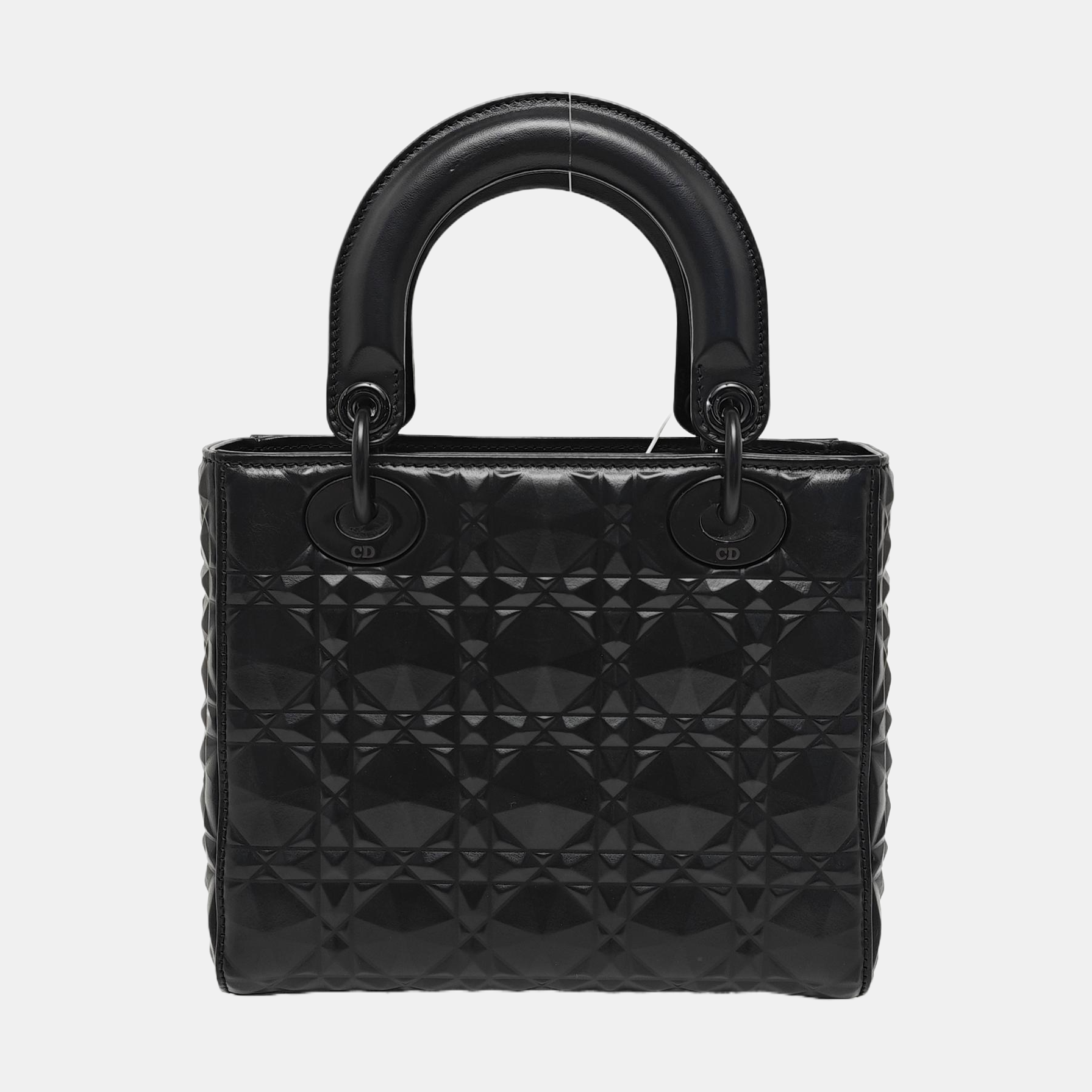 Lady Dior Small Cannage Calfskin Black