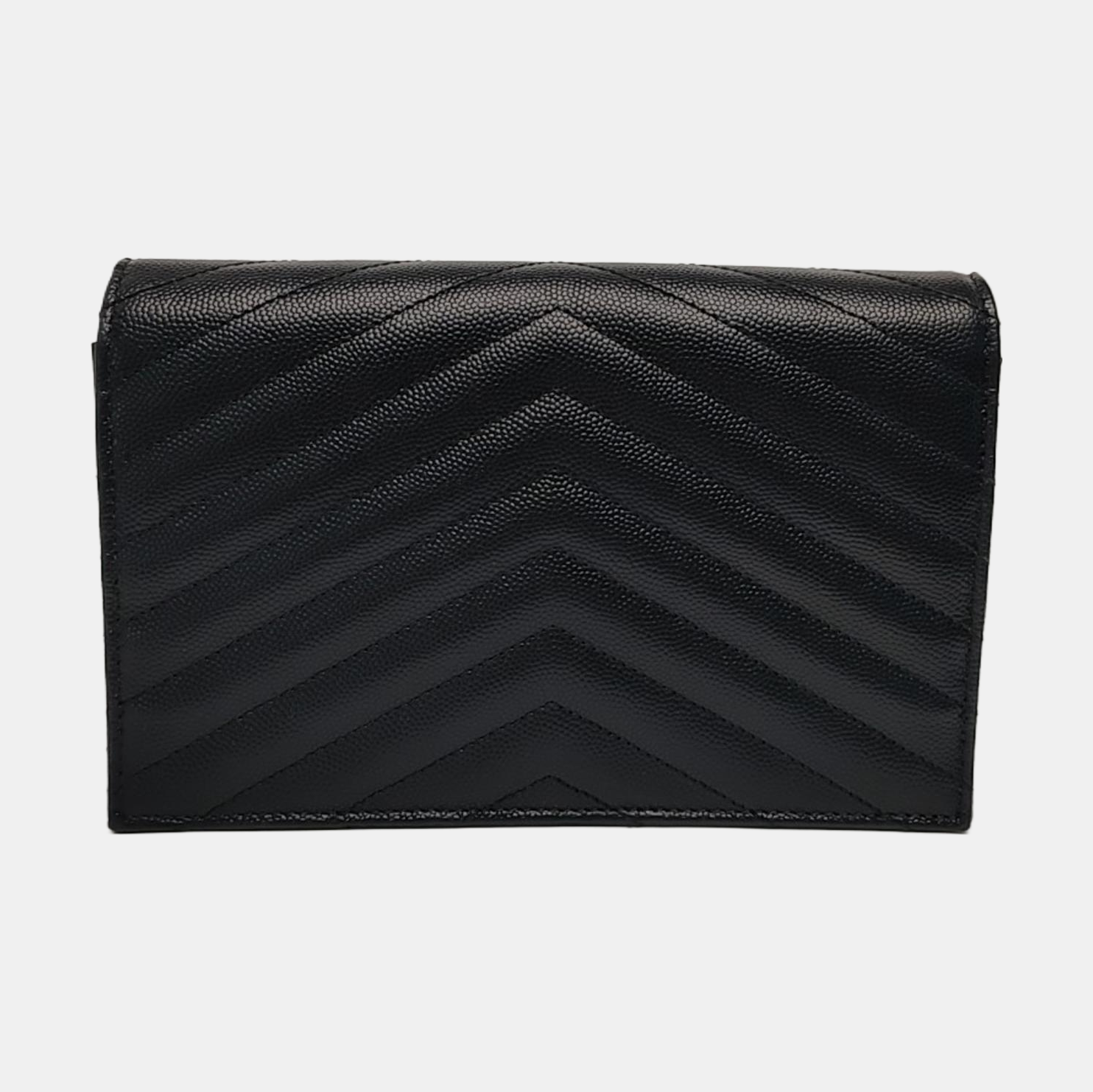 MONOGRAM WOC Chevron Calfskin Black