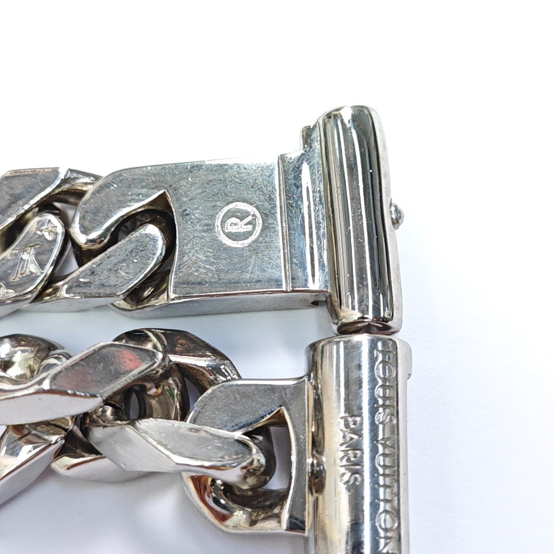 LV CHAIN LINKS Metal Silver Necklace