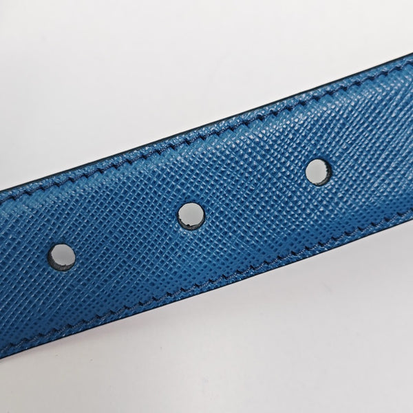 Leather Belt Blue