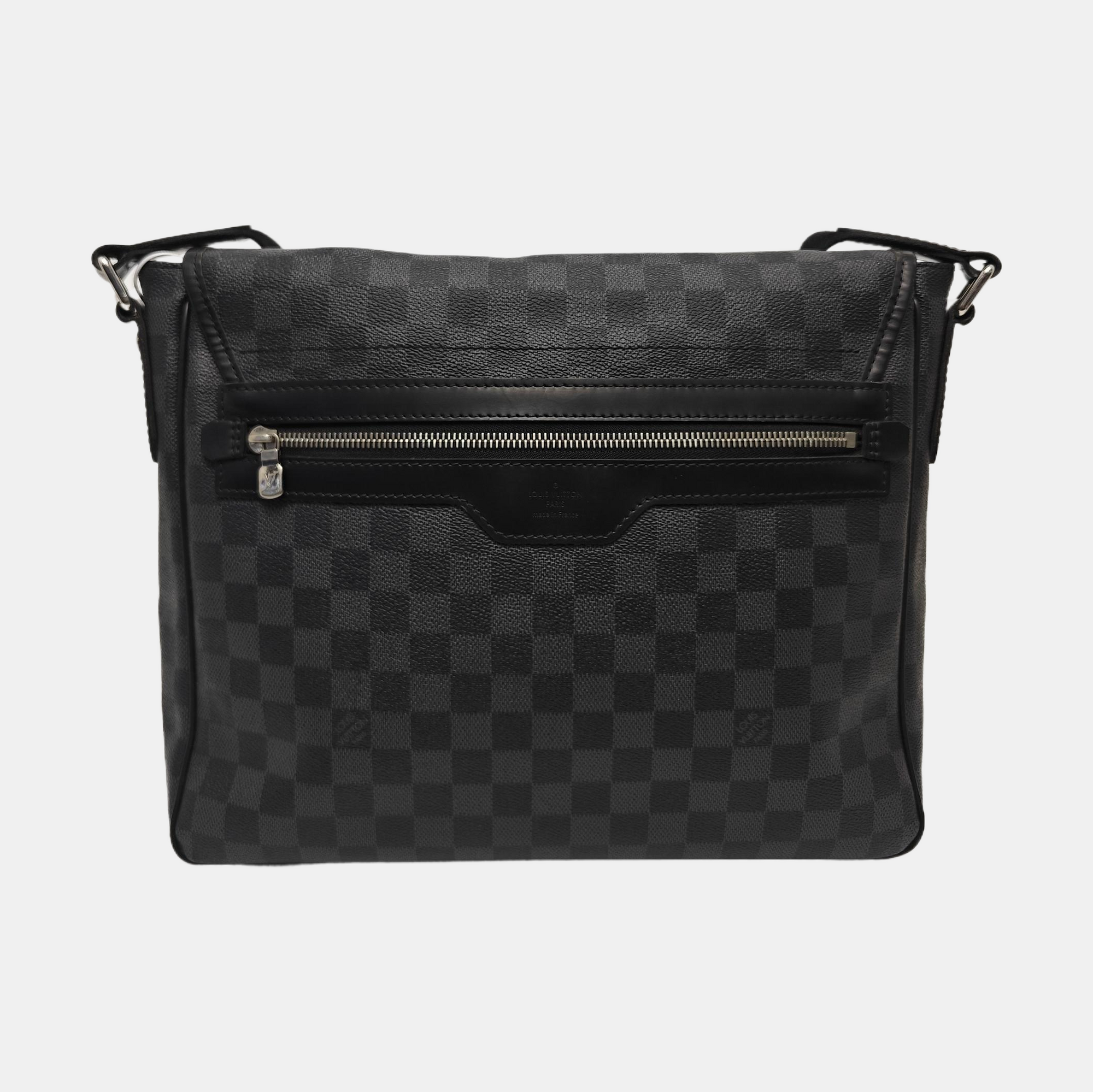 DANIEL Damier Graphite Coated Canvas Gray