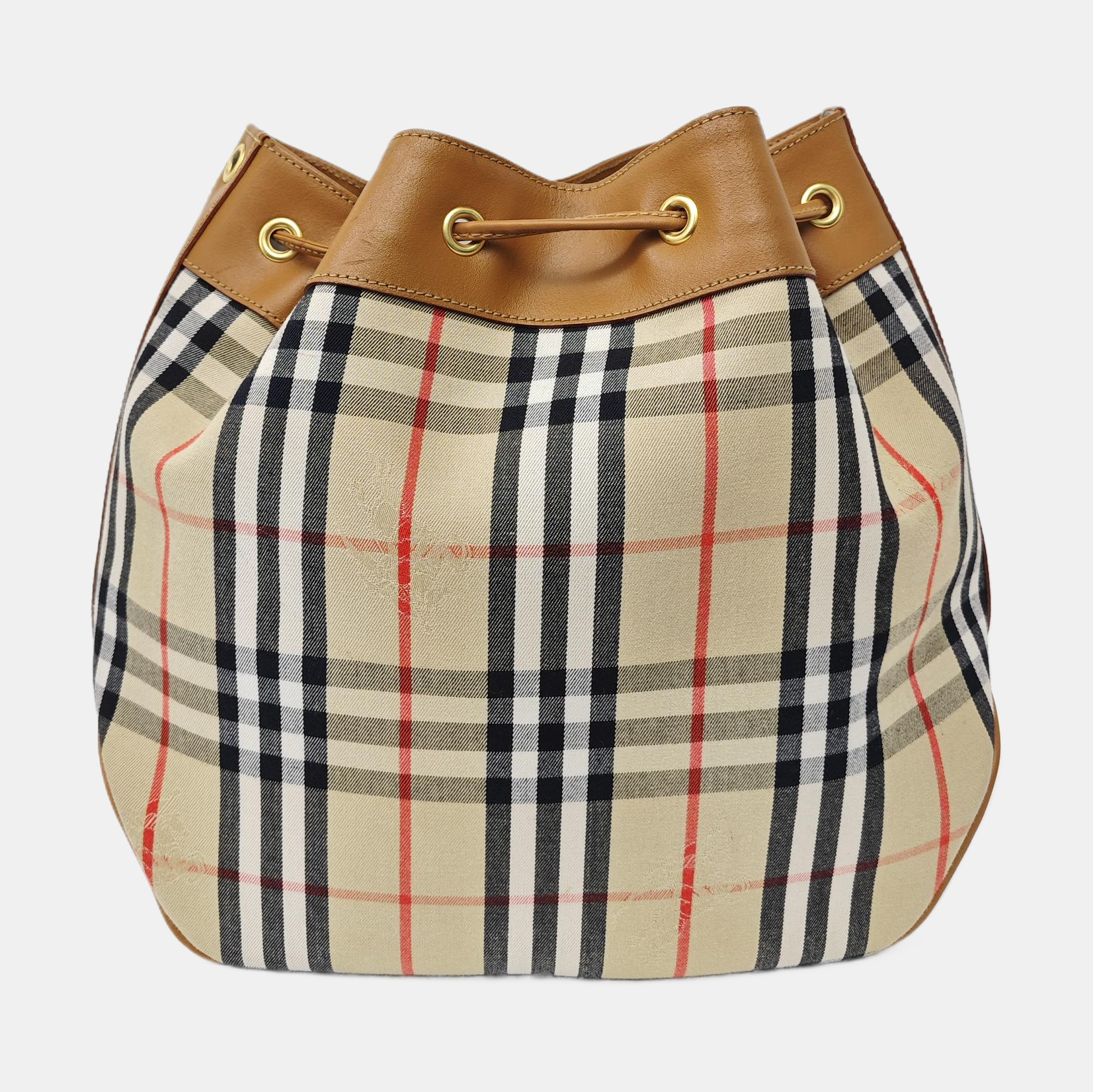 Canvas Bucket Bag Medium Brown