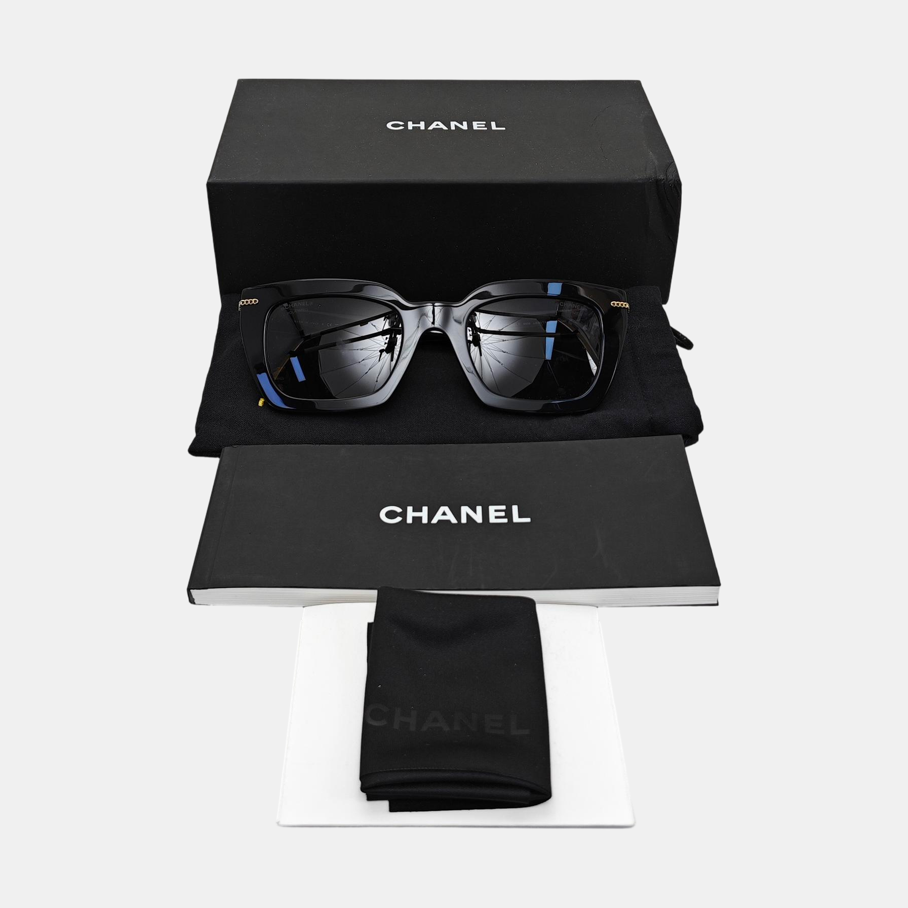 Synthetic Sunglasses Blue