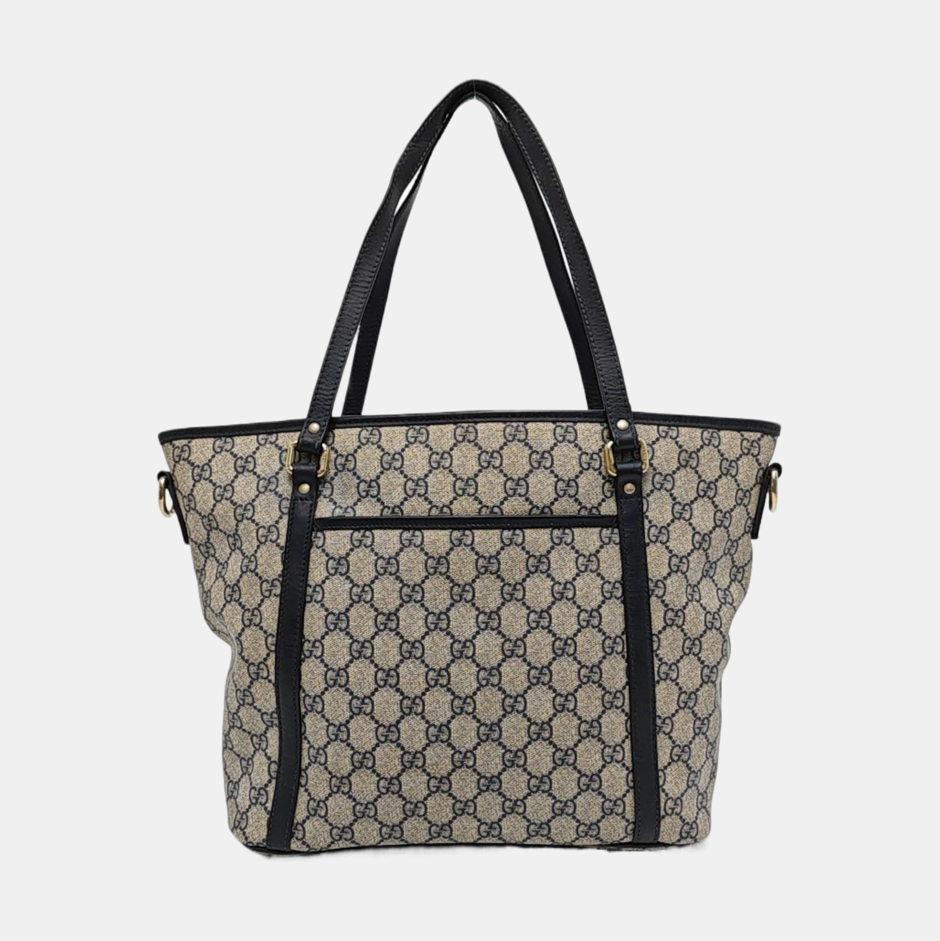 Monogram Coated Canvas Top Handle Bag Beige