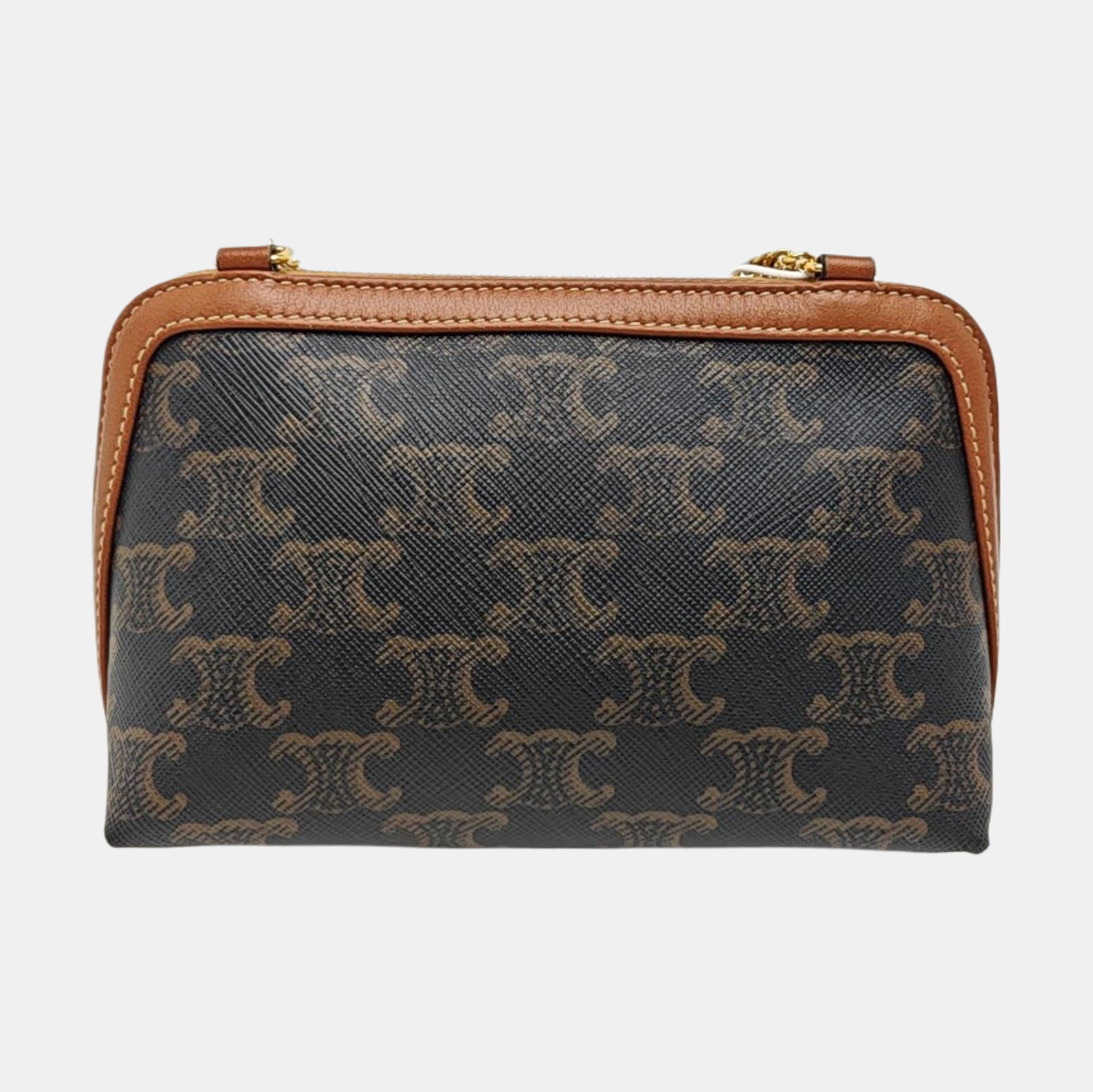 TRIOMPHE Mini Coated Canvas Brown