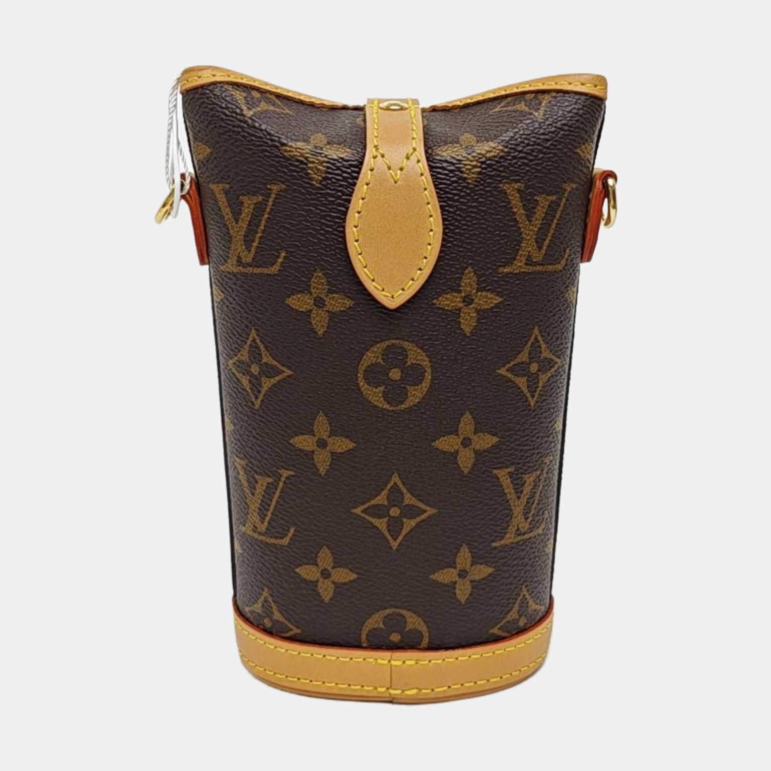 FOLD ME Monogram Coated Canvas Brown