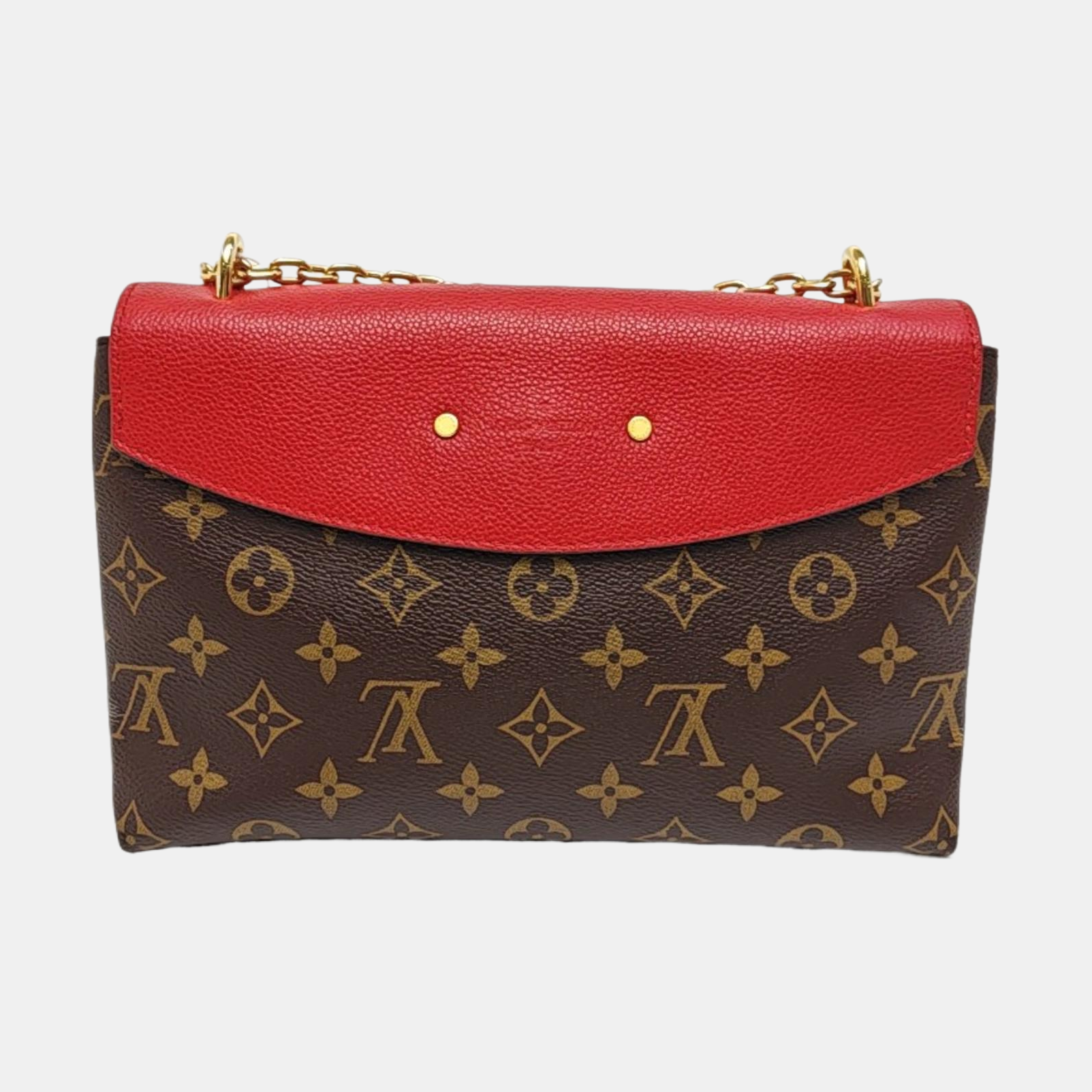 SAINT PLACIDE Monogram Coated Canvas Brown