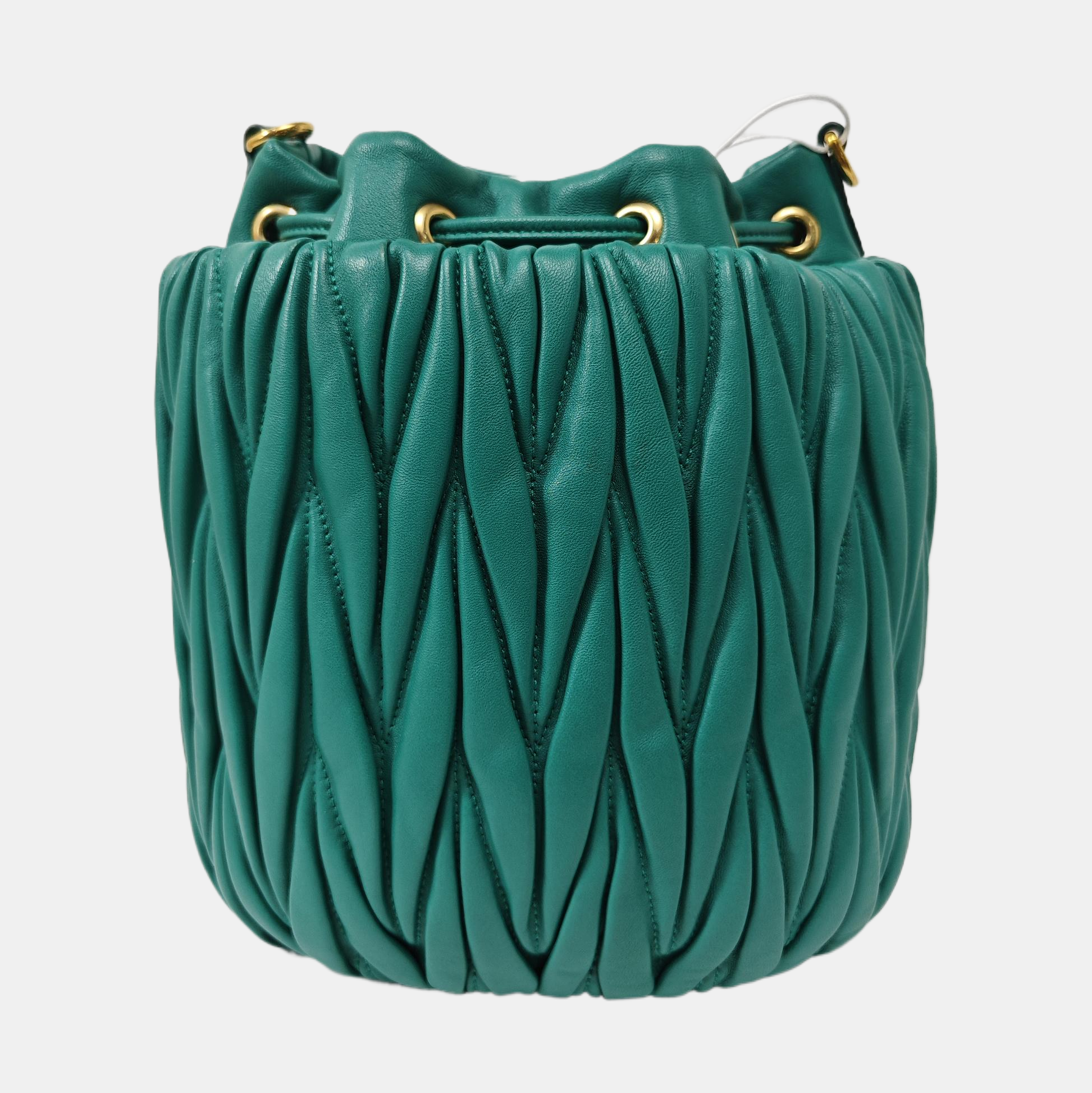 Matelassé Quilted Lambskin Green