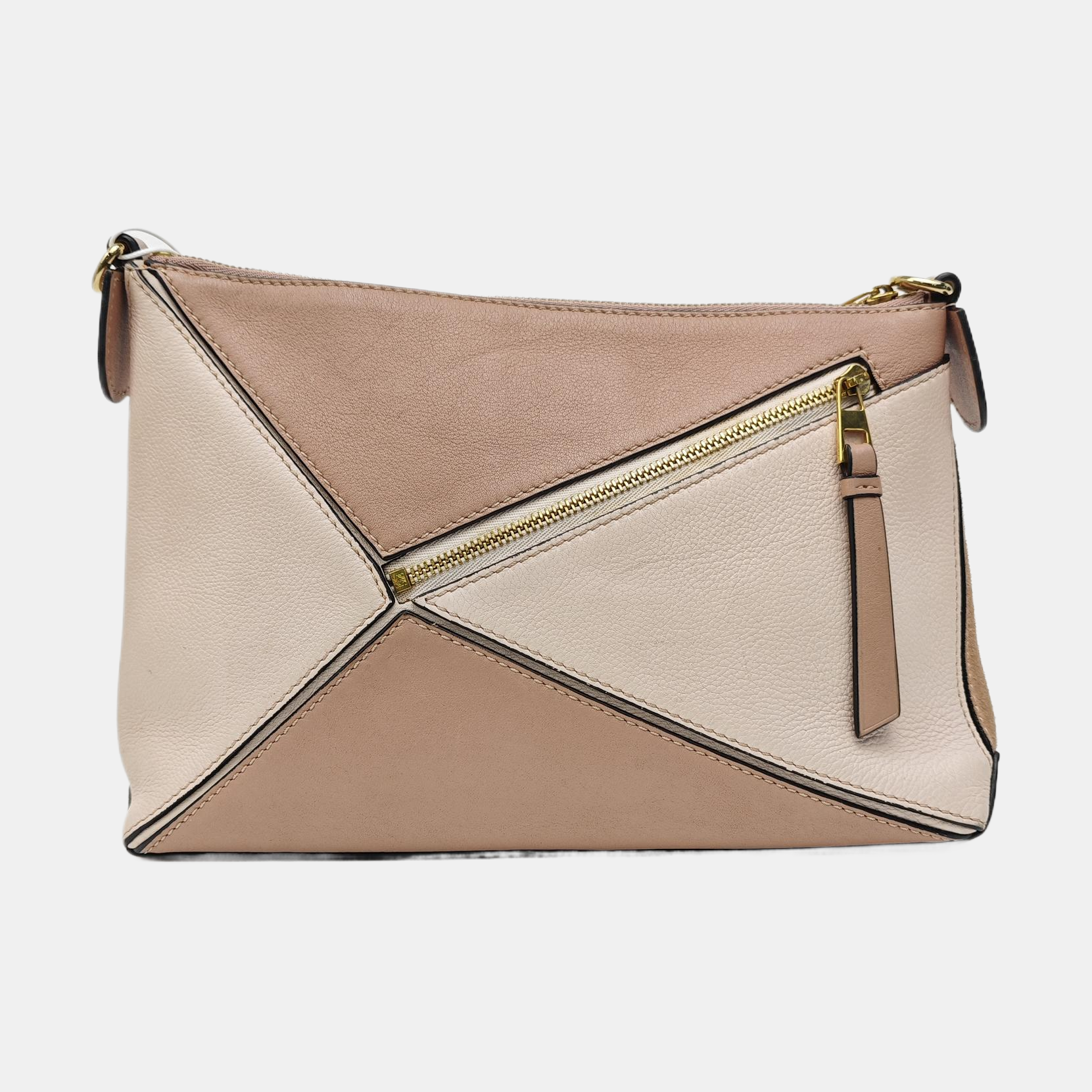 Puzzle Small Calfskin Beige