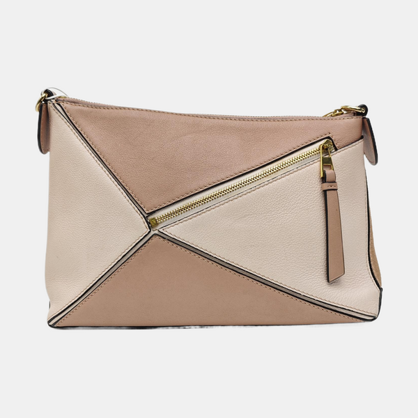 Puzzle Small Calfskin Beige