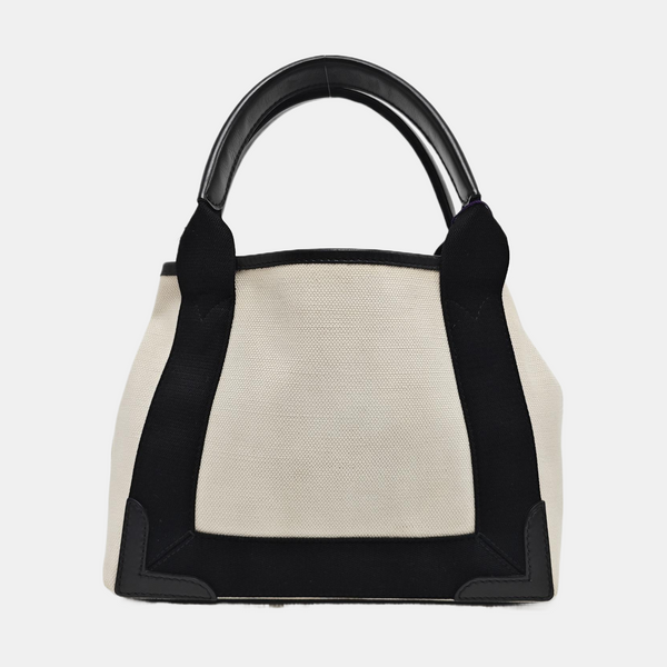 Navy Mini Canvas Beige