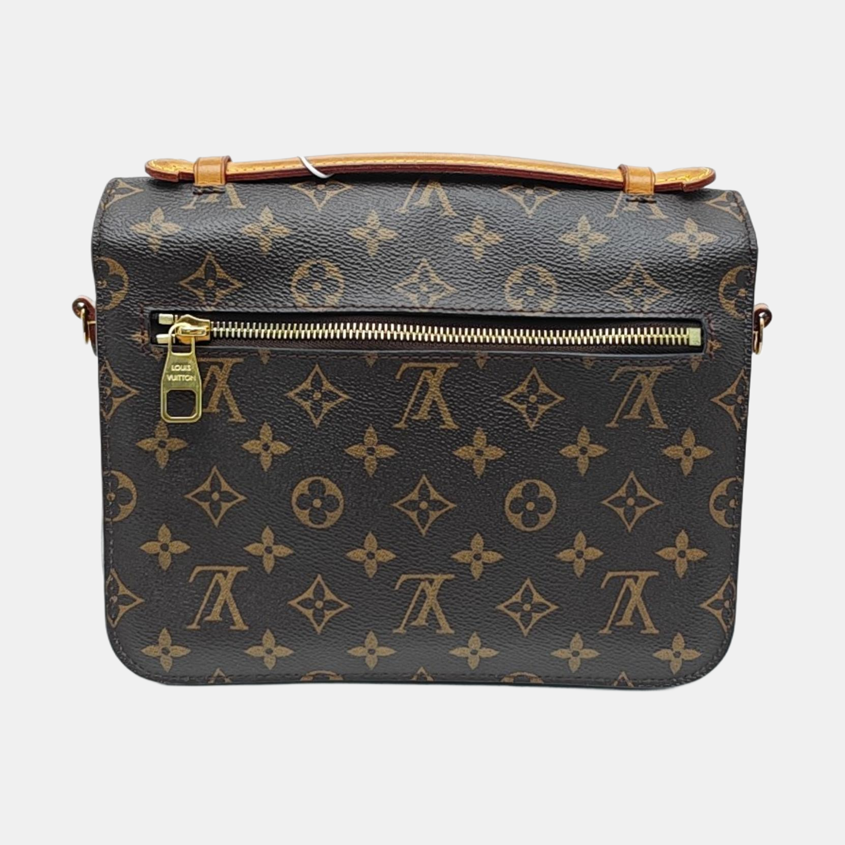 MÉTIS MM Monogram Coated Canvas Brown