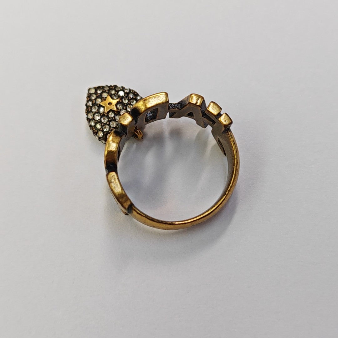 J'adior Metal Gold Ring EU 49