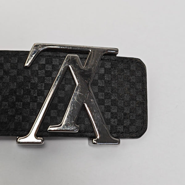 Suede Belt Gray