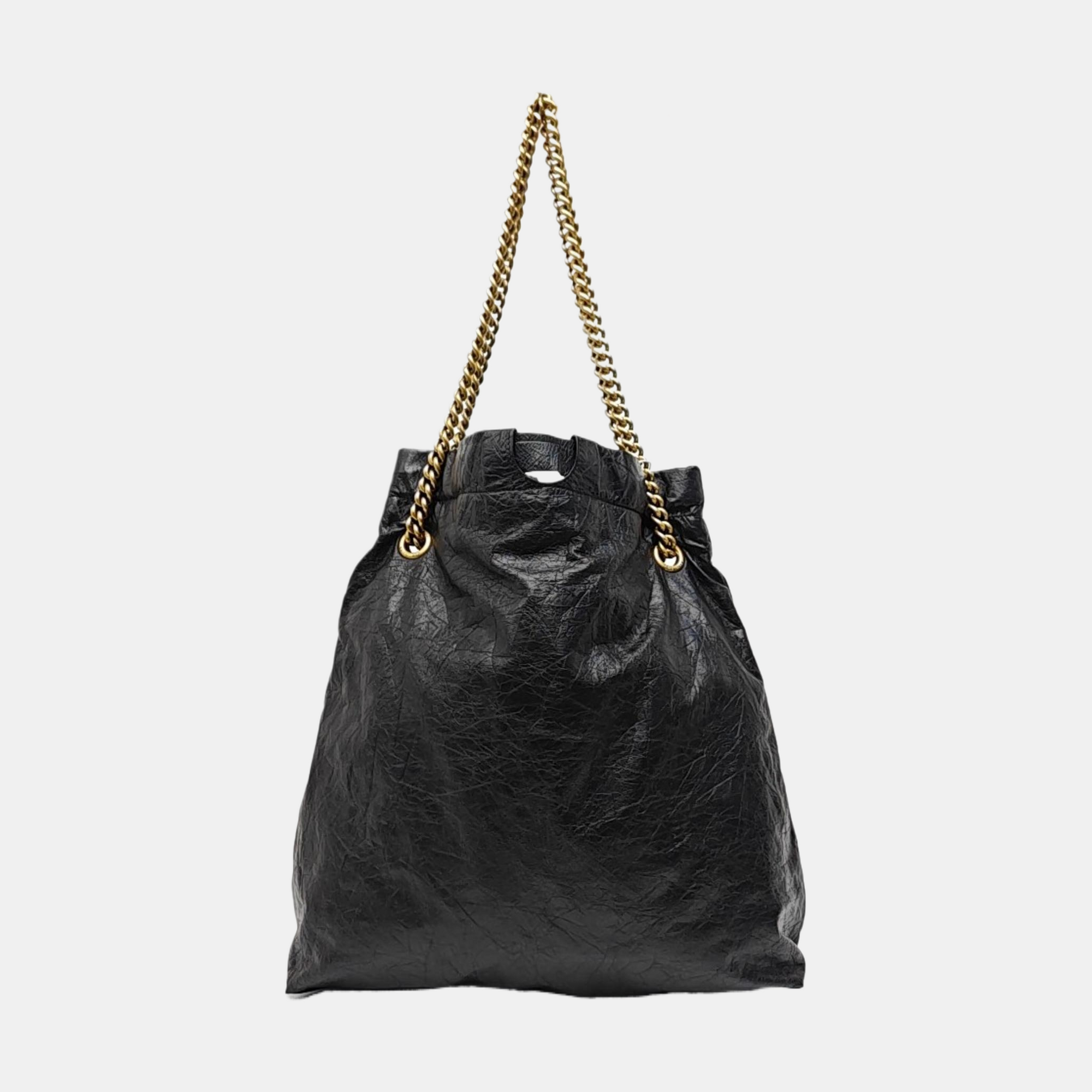Calfskin Shoulder Bag Black