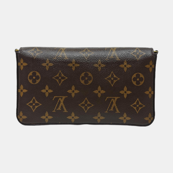 FÉLICIE Monogram Coated Canvas Brown