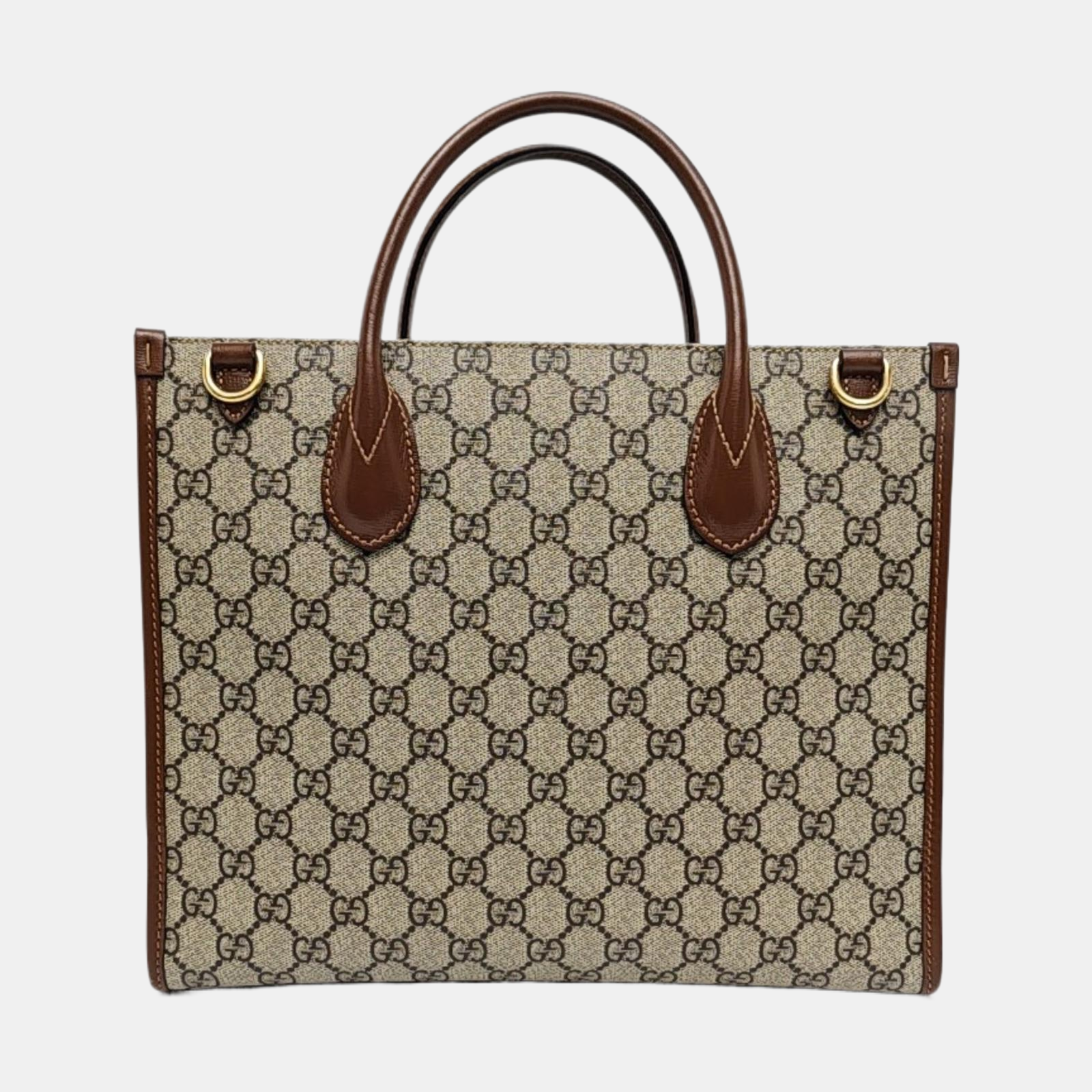 Retro Small Monogram Coated Canvas Brown