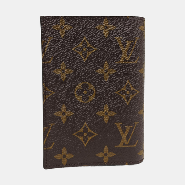Monogram Coated Canvas Wallet Brown