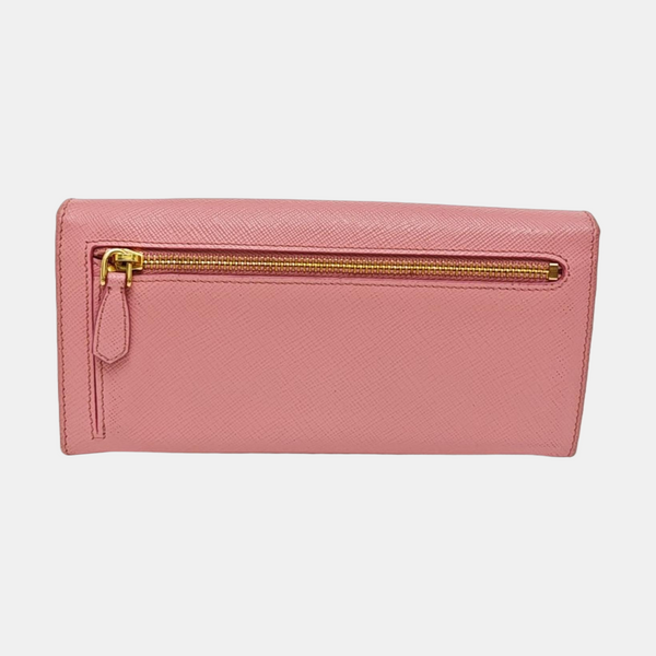 Saffiano Calfskin Wallet Pink