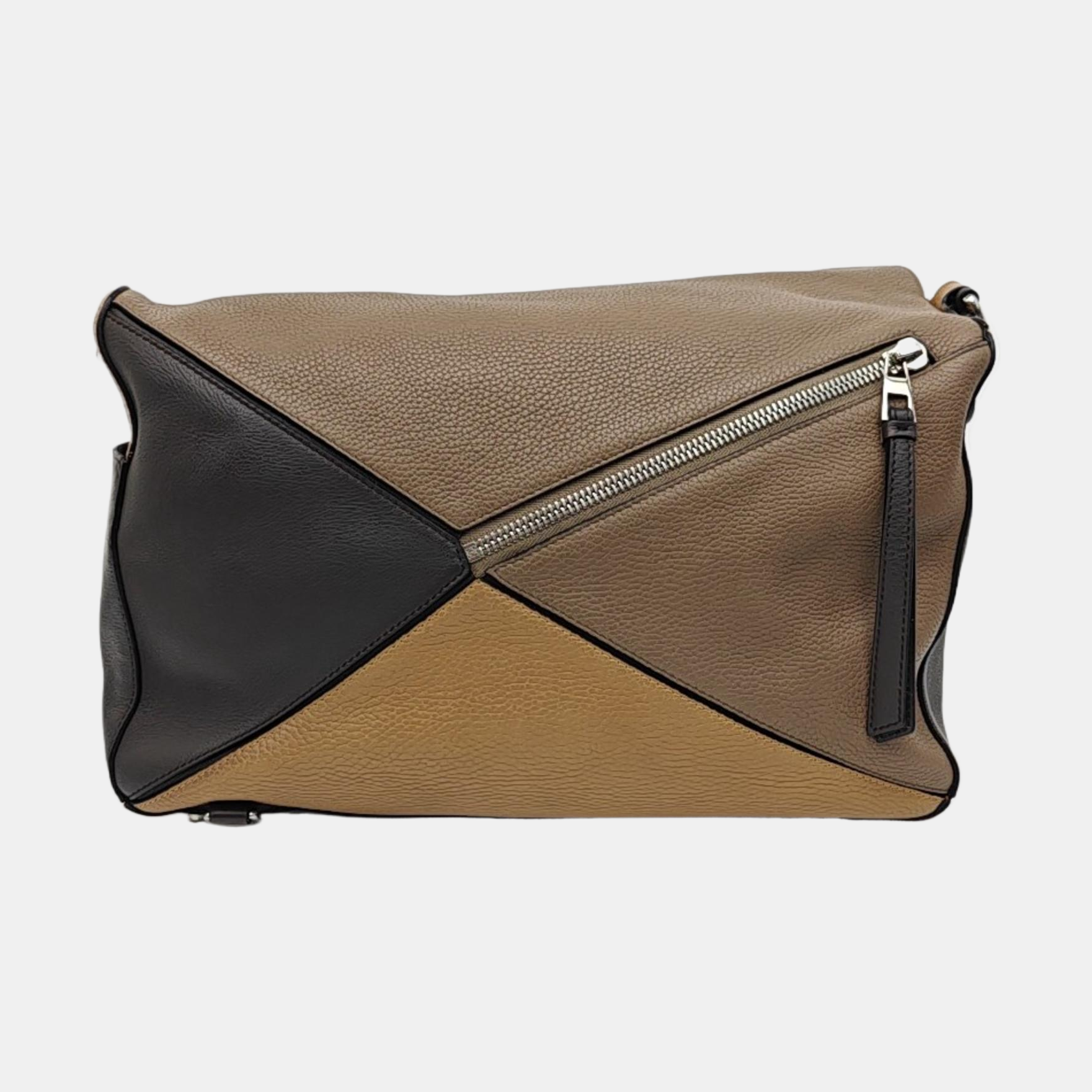 Puzzle Large Calfskin Multicolor
