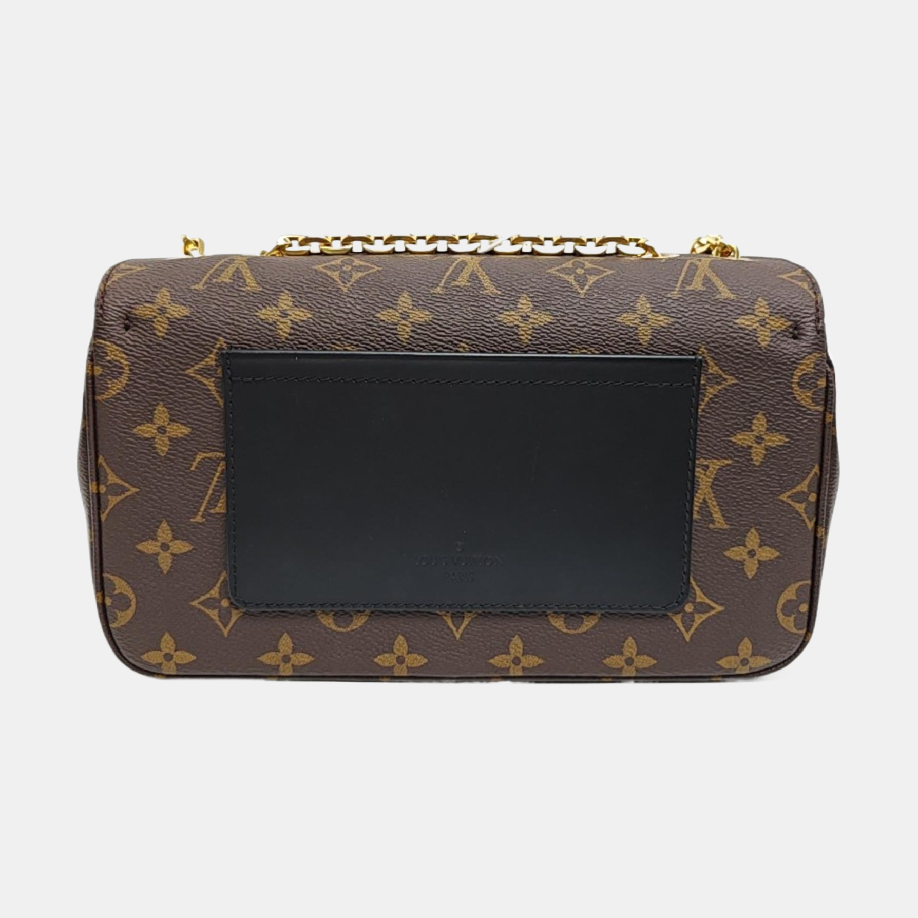 MARCEAU Monogram Coated Canvas Brown