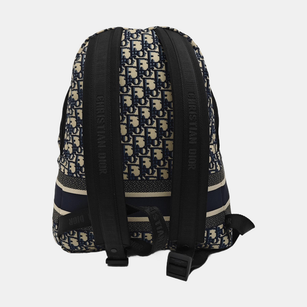 Diortravel Oblique Canvas Blue