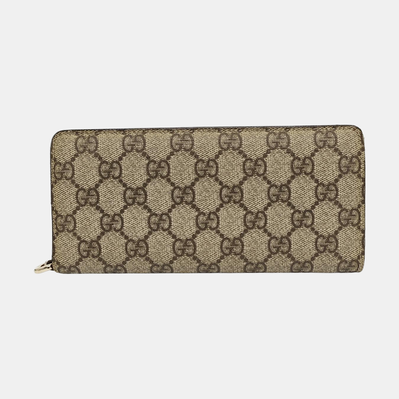 Monogram Coated Canvas Wallet Beige