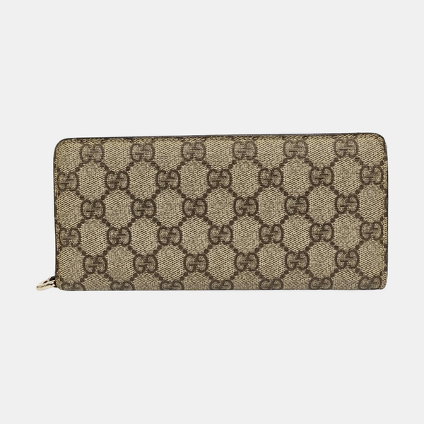 Monogram Coated Canvas Wallet Beige