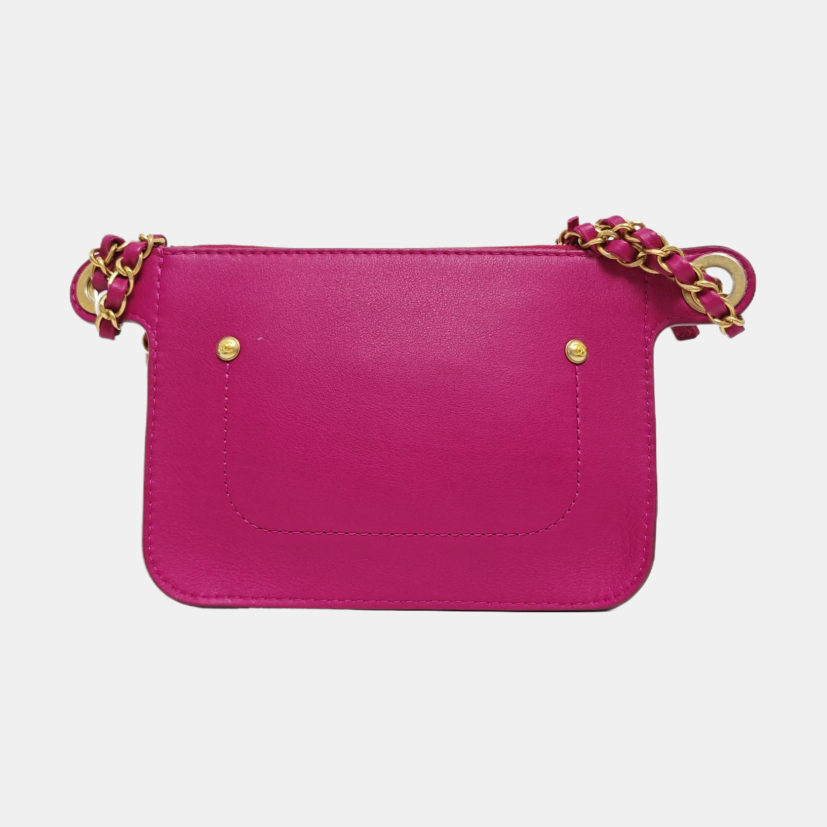 Quilted Calfskin Shoulder Bag Pink