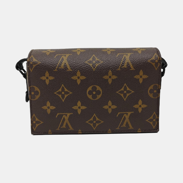 SOFT TRUNK Mini Monogram Coated Canvas Brown