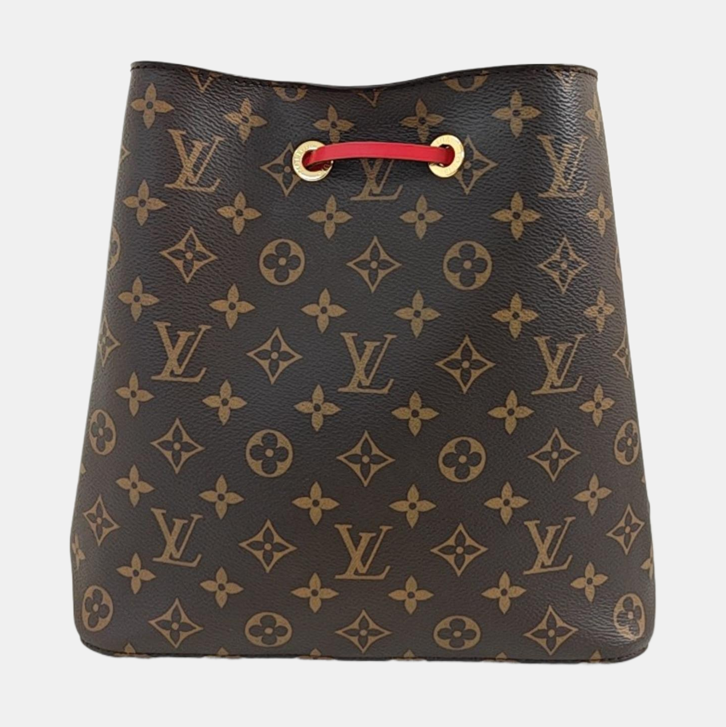 NÉONOÉ MM Monogram Coated Canvas Brown