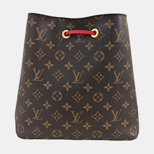NÉONOÉ MM Monogram Coated Canvas Brown
