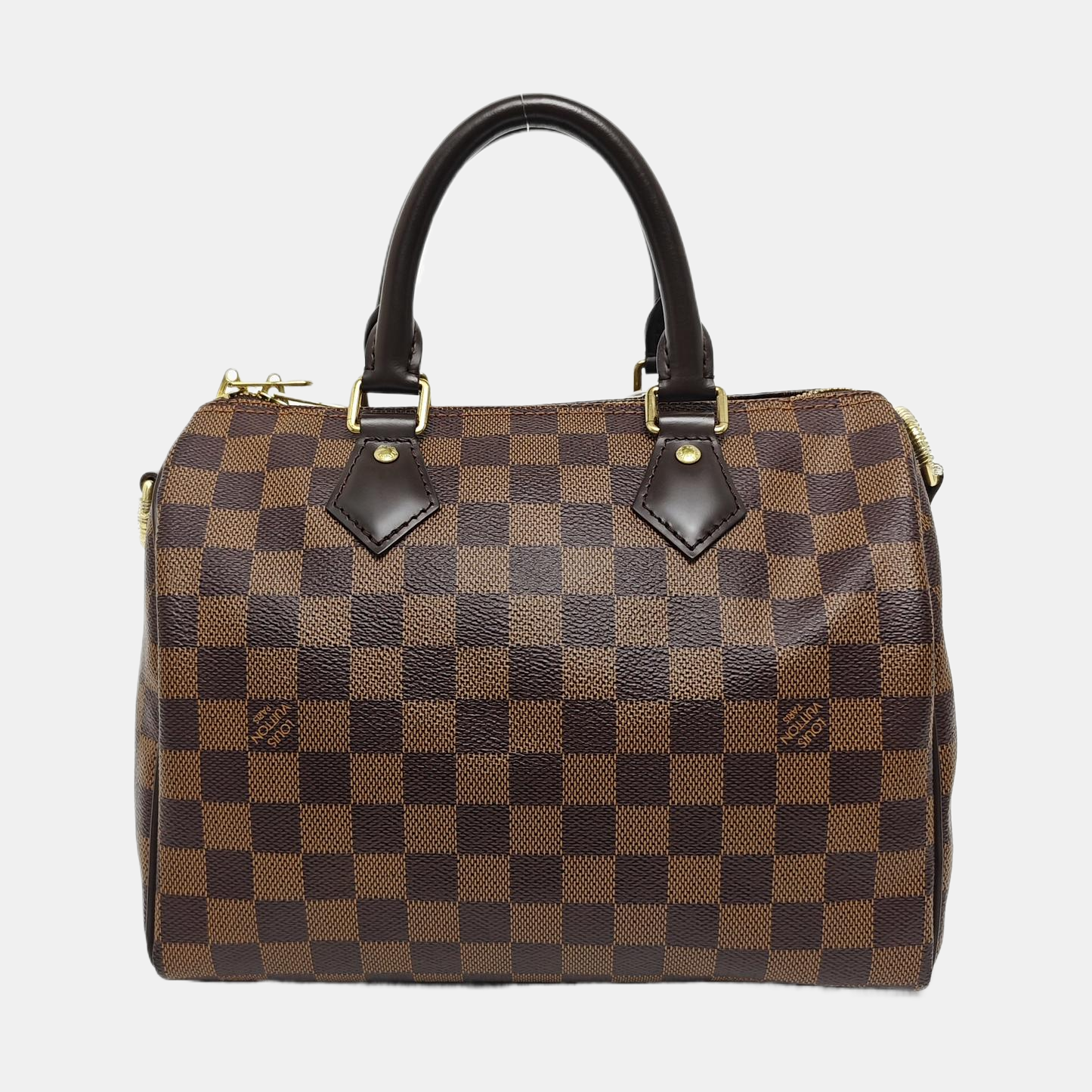 SPEEDY 25 Damier Ebene Coated Canvas Brown