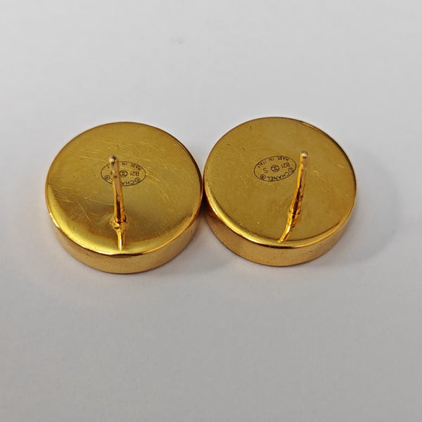 Metal Multicolor Stud Earrings
