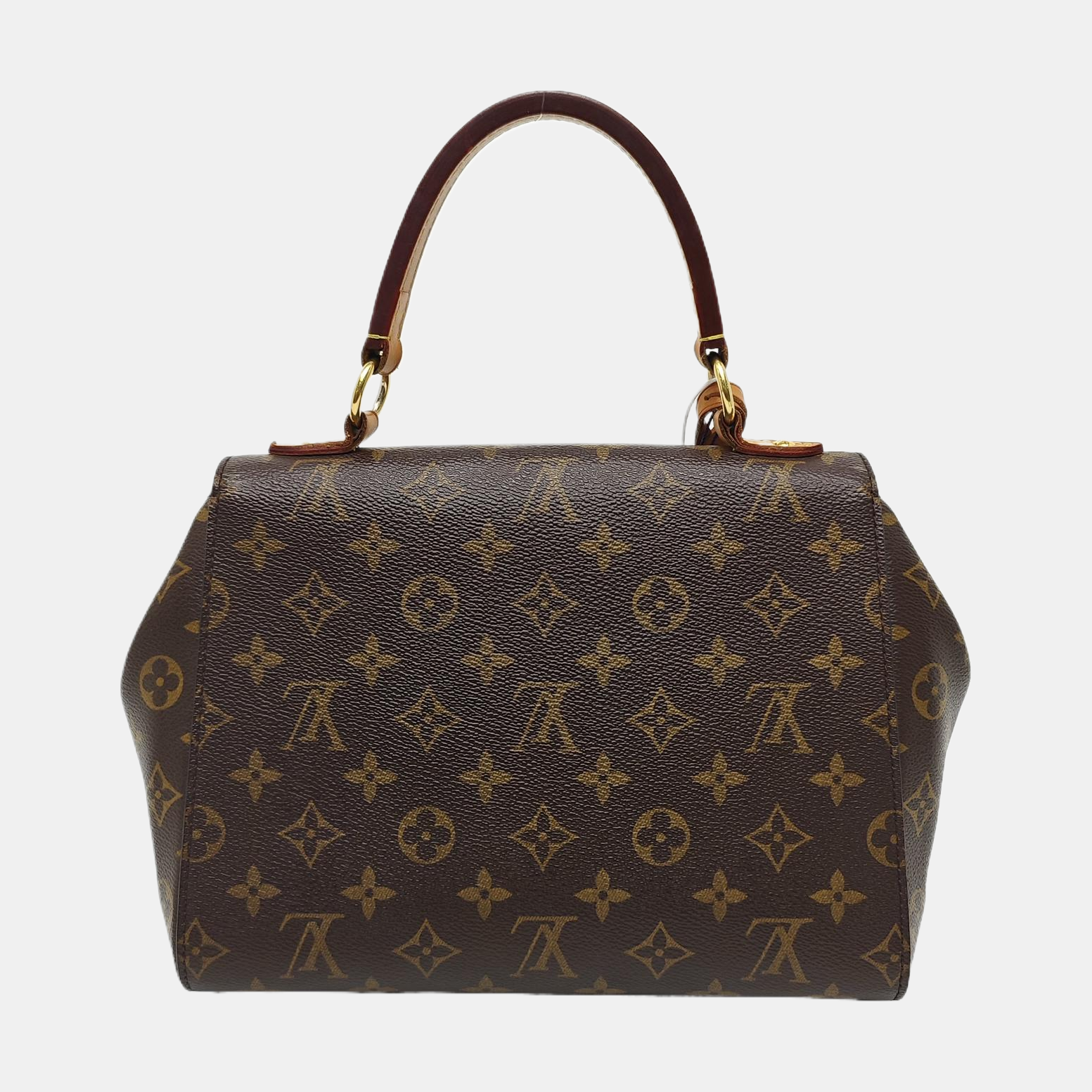 CLUNY PM Monogram Coated Canvas Brown
