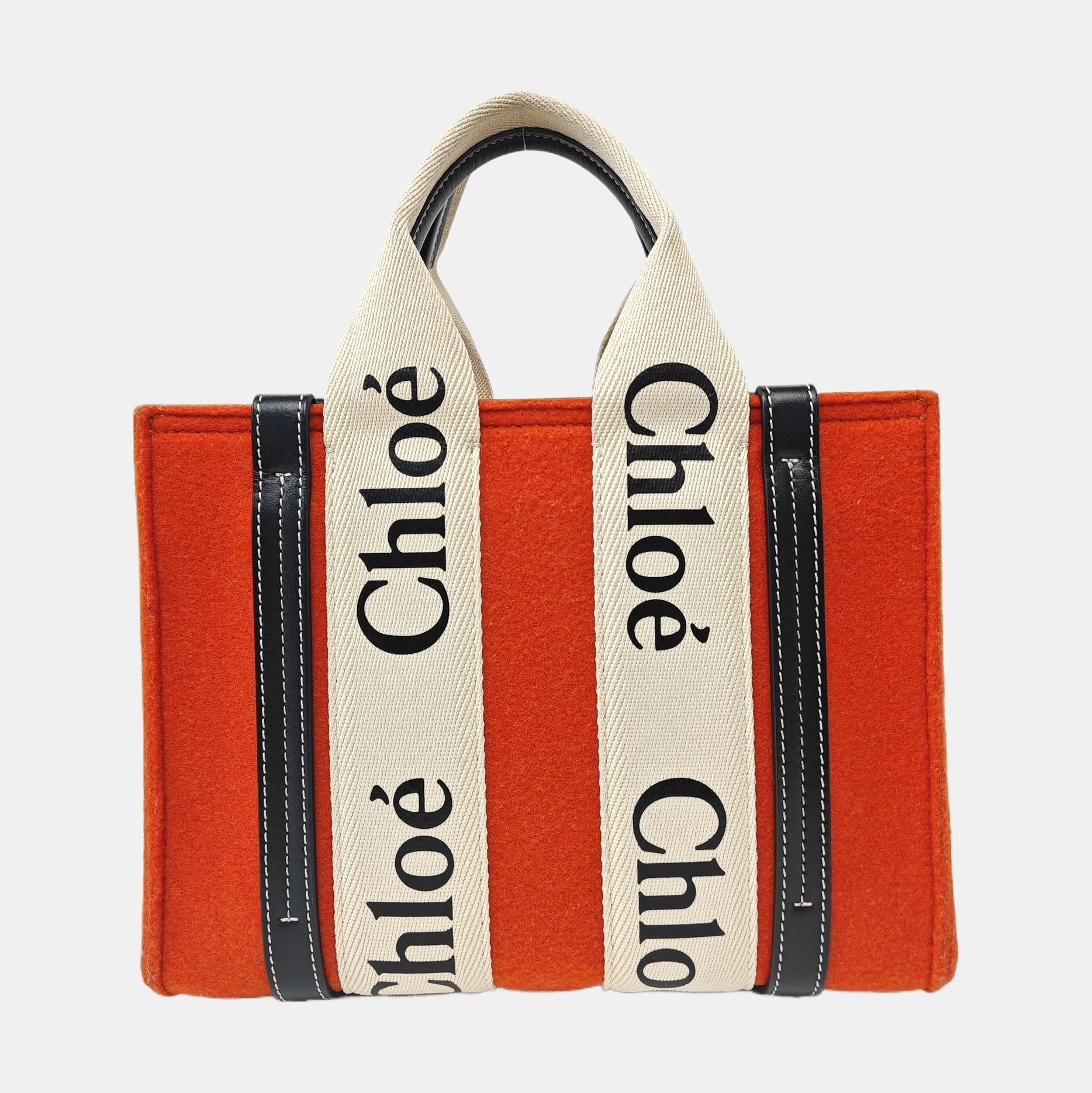 Woody Small Felt Orange