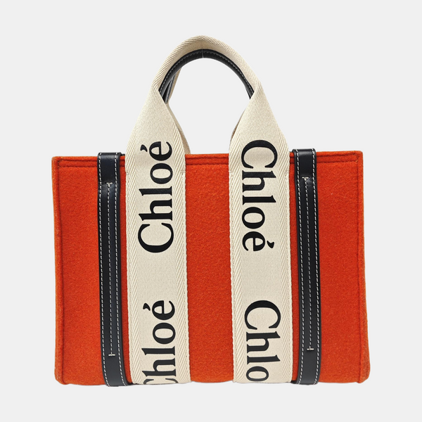 Woody Small Felt Orange
