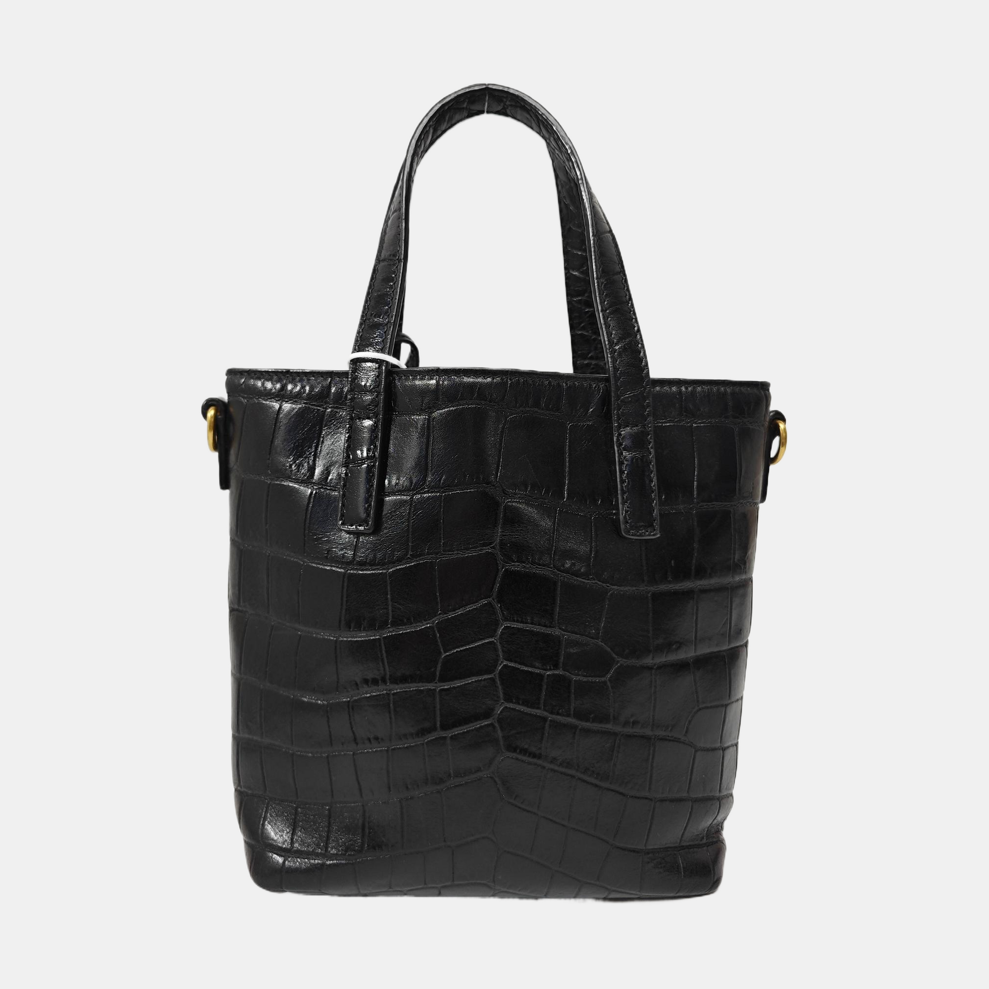 Calfskin Shoulder Bag Black