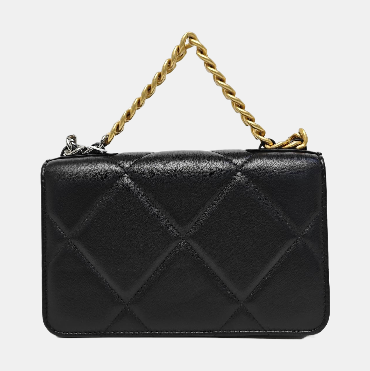 CHANEL 19 WOC Quilted Lambskin Black