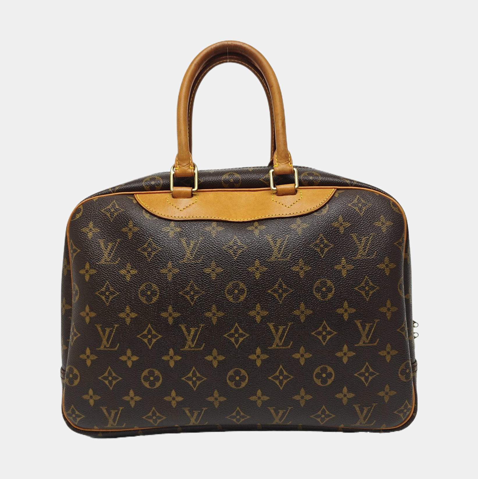 DEAUVILLE Monogram Coated Canvas Brown