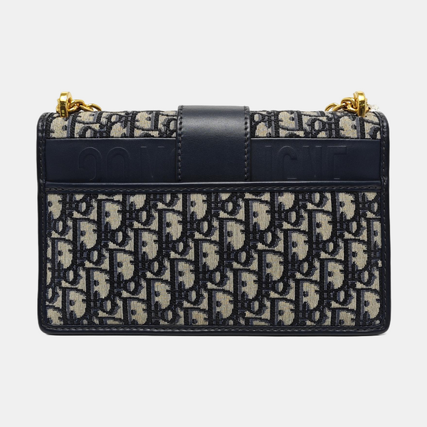 30 Montaigne Oblique Canvas Blue