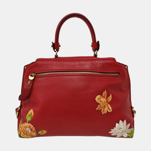 Sophia Calfskin Red