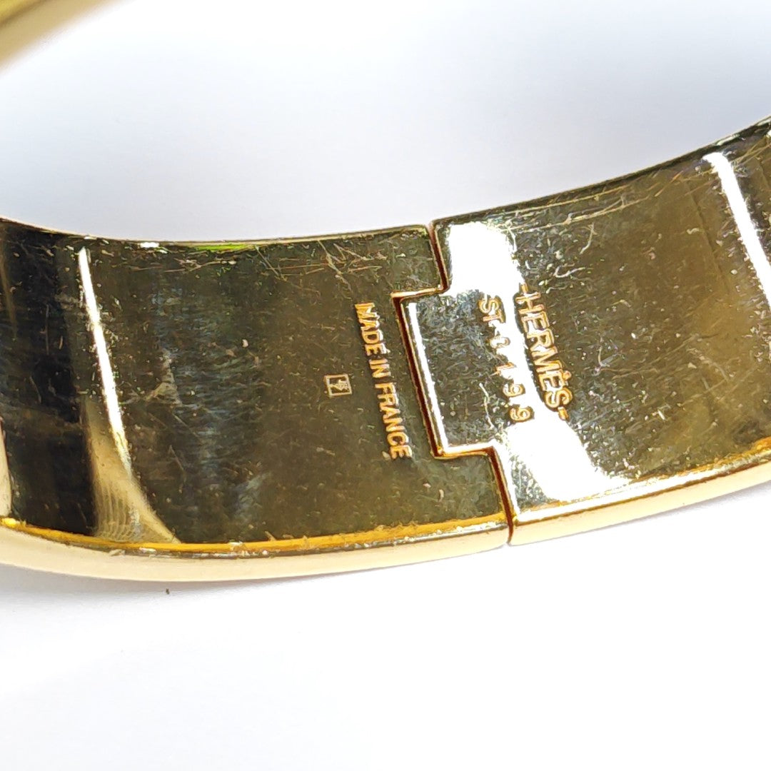 Clic Clac H Metal Gold Bangle